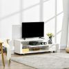 White Tv Stands Entertainment Center (Photo 7 of 15)