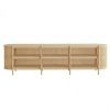 Natural Cane Media Console Tables (Photo 6 of 25)