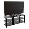 Corner Tv Stands for Tvs Up to 43" Black (Photo 11 of 15)