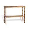 Parsons Travertine Top & Elm Base 48X16 Console Tables (Photo 21 of 25)