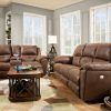 Travis Cognac Leather 6 Piece Power Reclining Sectionals With Power Headrest & Usb (Photo 8 of 25)