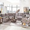 Travis Cognac Leather 6 Piece Power Reclining Sectionals With Power Headrest & Usb (Photo 16 of 25)