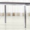 Parsons Concrete Top & Stainless Steel Base 48X16 Console Tables (Photo 1 of 25)