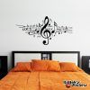 Music Note Art for Walls (Photo 8 of 20)
