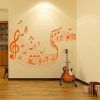 Music Notes Wall Art Decals (Photo 8 of 20)