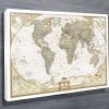 Framed World Map Wall Art (Photo 3 of 20)