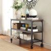 Reclaimed Wood and Metal Tv Stands (Photo 7 of 15)