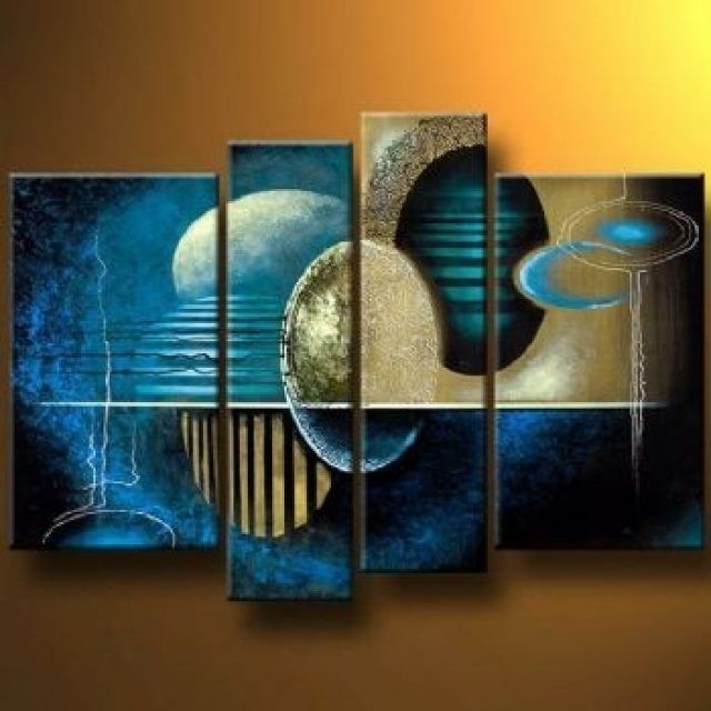 Top 15 of Abstract Oil Painting Wall Art