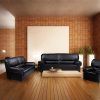 Faux Leather Sofas in Dark Brown (Photo 7 of 15)