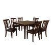 Hanska Wooden 5 Piece Counter Height Dining Table Sets (Set of 5) (Photo 9 of 25)