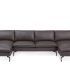 20 Ideas of U Shaped Leather Sectional Sofa