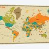 World Map Wall Art Print (Photo 15 of 20)