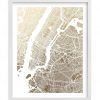 New York City Map Wall Art (Photo 1 of 20)