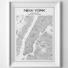 Manhattan Map Wall Art (Photo 5 of 20)