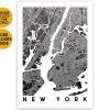 New York City Map Wall Art (Photo 16 of 20)