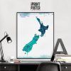 New Zealand Map Wall Art (Photo 19 of 20)