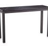 Parsons Black Marble Top & Brass Base 48X16 Console Tables (Photo 3 of 25)