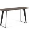 Parsons Concrete Top & Dark Steel Base 48X16 Console Tables (Photo 4 of 25)
