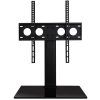 Rfiver Black Tabletop Tv Stands Glass Base (Photo 12 of 15)