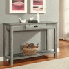 Tv Stands With Table Storage Cabinet in Rustic Gray Wash (Photo 4 of 15)