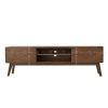 American Black Walnut Tv Cabinet, Made To Measure Tv Cabinet, Stores within Newest Walnut Tv Cabinets With Doors (Photo 6702 of 7825)