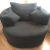 Charcoal Swivel Chairs (Photo 12 of 25)