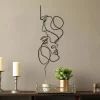 Abstract Silhouette Wall Sculptures (Photo 8 of 15)