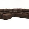 Norfolk Chocolate 3 Piece Sectionals With Laf Chaise (Photo 2 of 25)