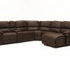 Norfolk Chocolate 6 Piece Sectionals With Raf Chaise (Photo 1 of 25)