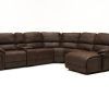 Norfolk Chocolate 3 Piece Sectionals With Laf Chaise (Photo 4 of 25)