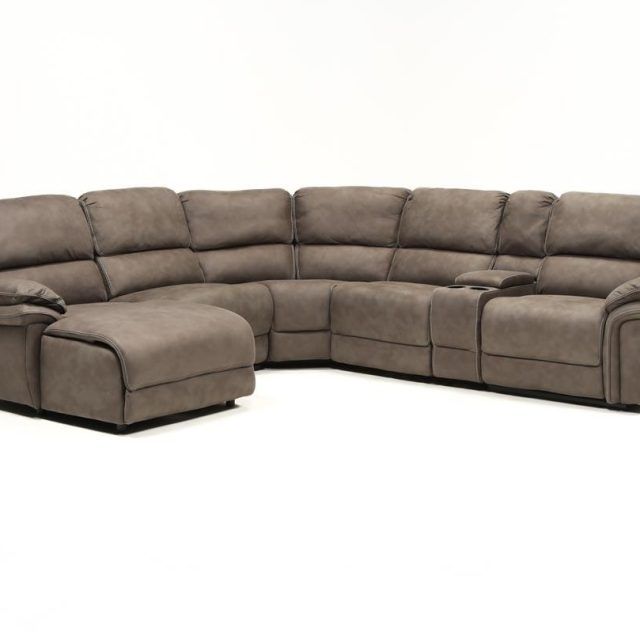 2024 Latest Norfolk Grey 6 Piece Sectionals with Laf Chaise