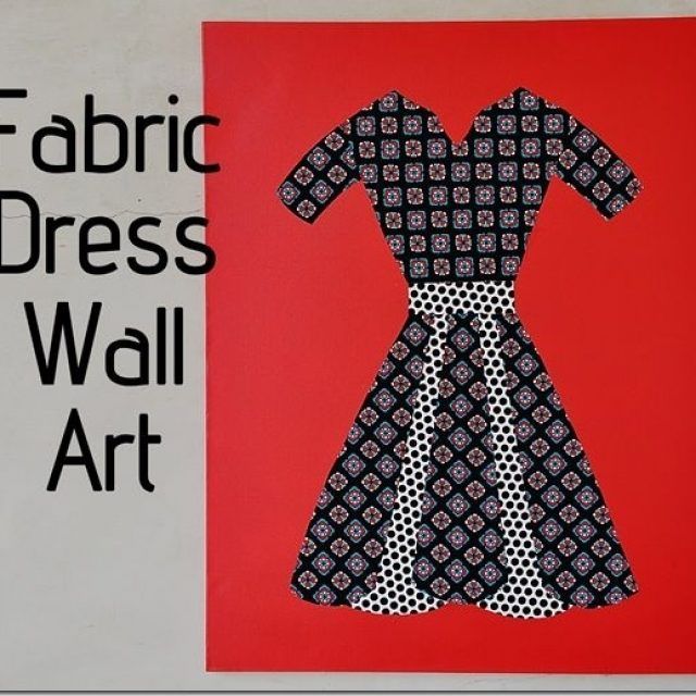 2024 Best of Fabric Dress Wall Art