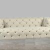 Tufted Linen Sofas (Photo 4 of 20)