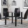 Square Black Glass Dining Tables (Photo 7 of 25)