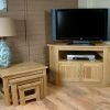 Solid Oak Corner Tv Cabinets (Photo 7 of 20)