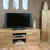 Contemporary Nordic Oak Tv Unitethnicraft | 4Living Designs intended for 2017 Contemporary Oak Tv Cabinets (Photo 5444 of 7825)