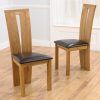 Oak Leather Dining Chairs (Photo 5 of 25)