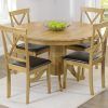 Oak Extending Dining Tables and 4 Chairs (Photo 10 of 25)