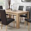 Oak Dining Tables and Leather Chairs (Photo 2 of 25)