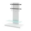 White Cantilever Tv Stand (Photo 5 of 25)