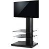 Preferred Cheap Cantilever Tv Stands pertaining to Off-The-Wall Motion Black Cantilever Tv Stand With Free Soundbar Bracket (Photo 6610 of 7825)