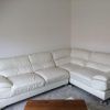 White Leather Corner Sofa (Photo 16 of 20)