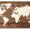 Wood Map Wall Art (Photo 12 of 20)