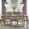 Jaxon Grey 5 Piece Round Extension Dining Sets With Wood Chairs (Photo 6 of 25)