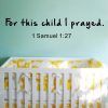 For This Child I Prayed Wall Art (Photo 8 of 20)