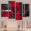 Red and Black Canvas Wall Art (Photo 17 of 20)
