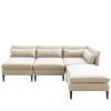 4Pc Alexis Sectional Sofas With Silver Metal Y-Legs (Photo 7 of 15)