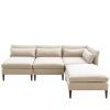 4Pc Alexis Sectional Sofas With Silver Metal Y-Legs (Photo 6 of 15)