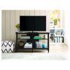 Tv Stands Fwith Tv Mount Silver/Black (Photo 2 of 15)