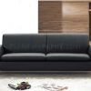 Contemporary Black Leather Sofas (Photo 2 of 20)